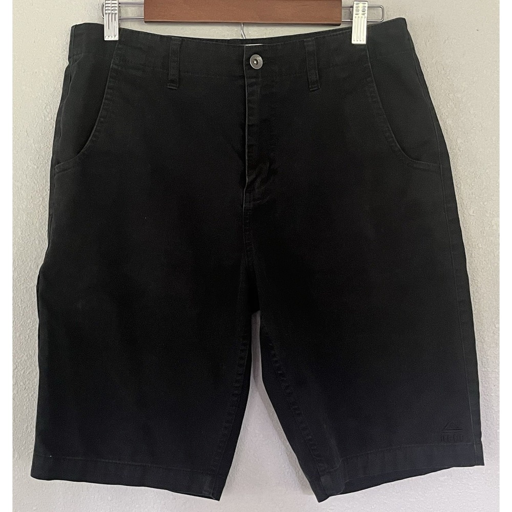 Reef Black Bermuda Shorts Men's  Size 30